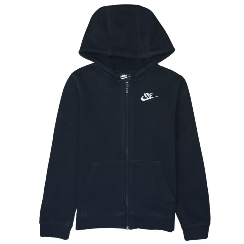Nike 90's Swoosh Full Zip Up Hoodie Medium Black sold by Vintage Club