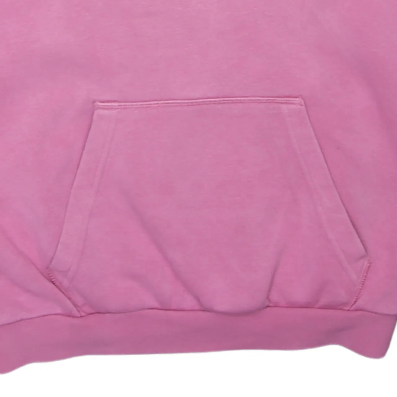 Adidas 90's Drawstring Pockets Pullover Hoodie Medium Pink sold by Vintage Club product image thumbnail 4