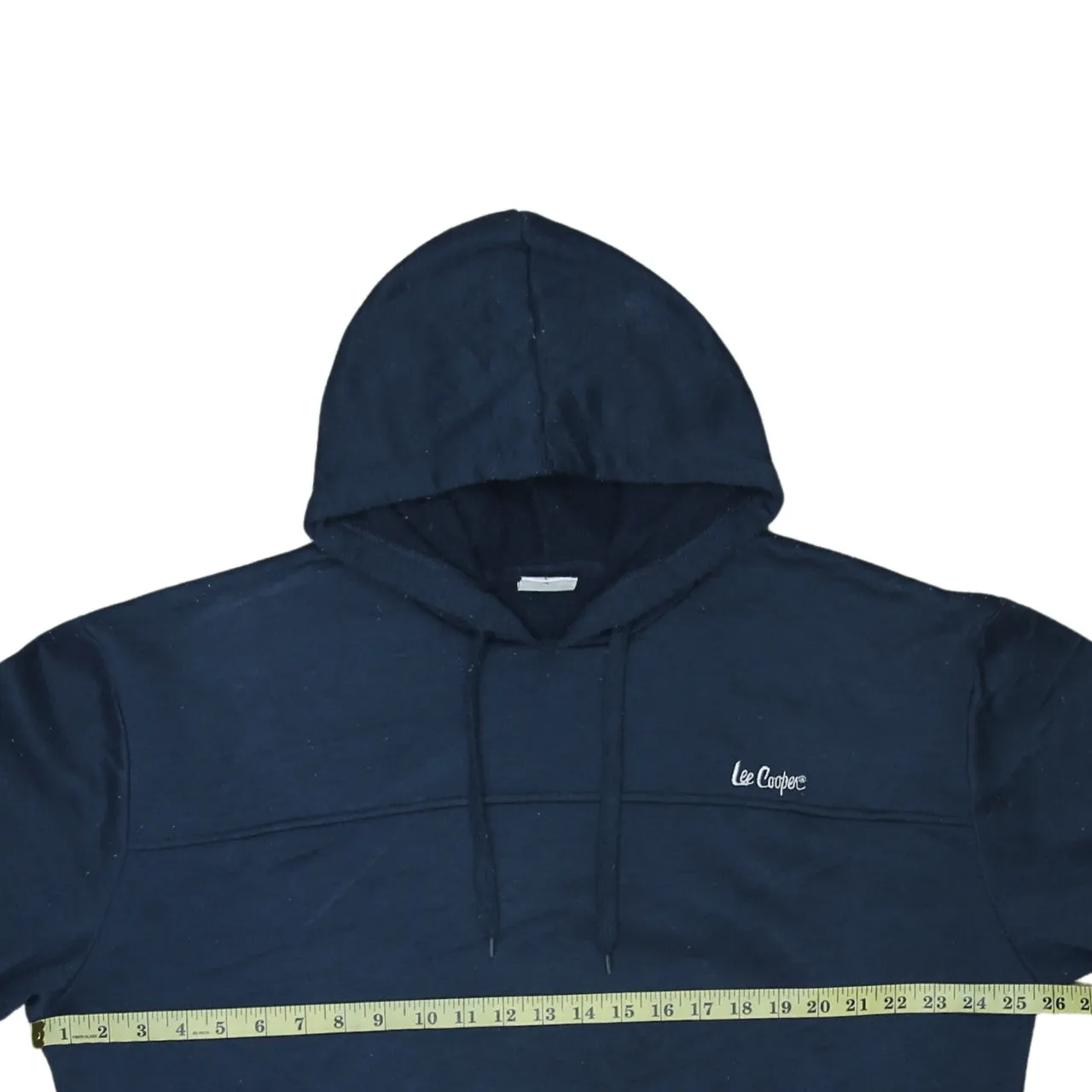 Lee 90's Drawstring Pockets Pullover Hoodie Large Navy Blue sold by Vintage Club product image thumbnail 5