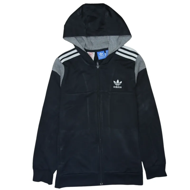 Adidas 90's Lightweight Full Zip Up Hoodie Large Black sold by Vintage Club