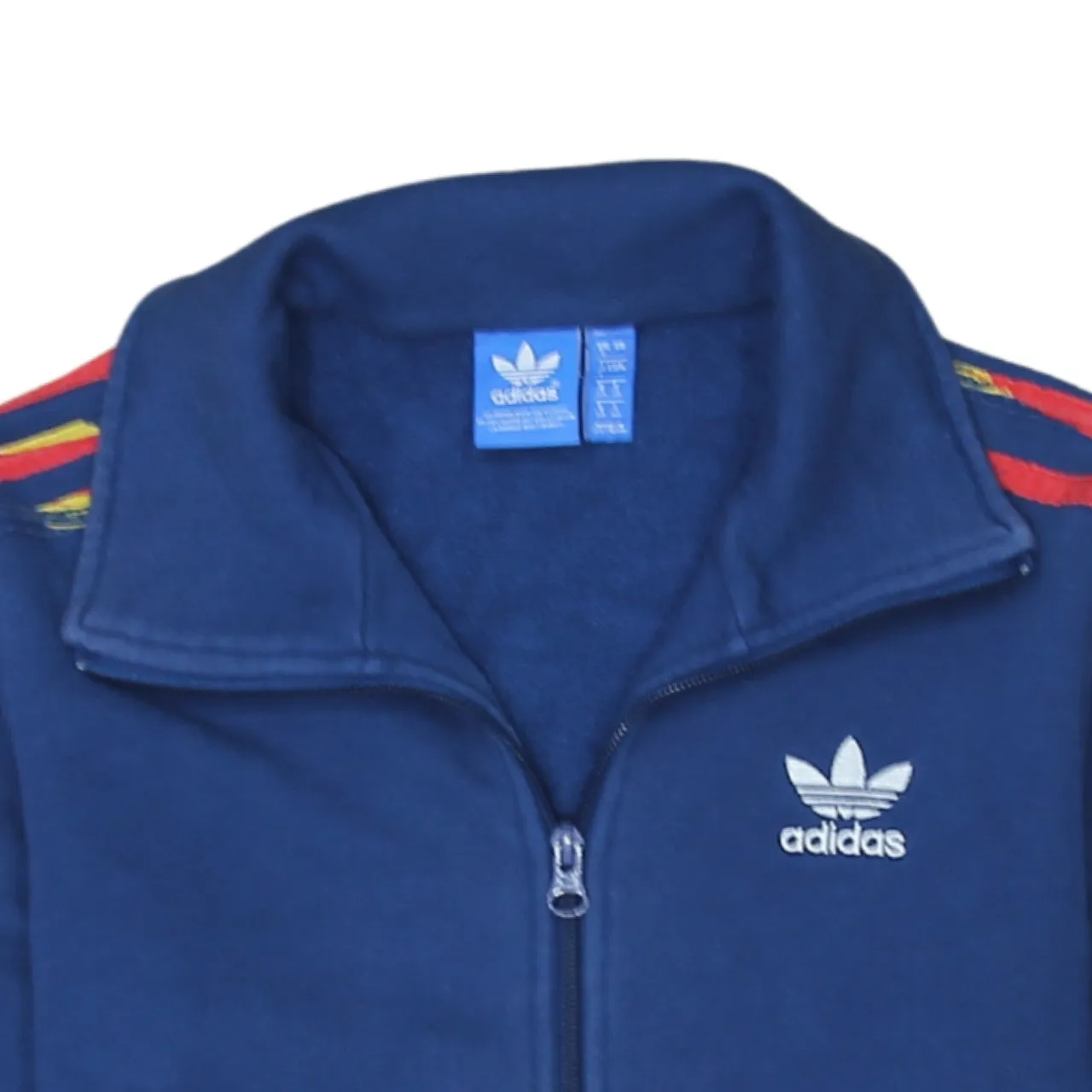 Adidas 90's Lightweight Full Zip Up Sweatshirt Medium Navy Blue sold by Vintage Club product image thumbnail 3