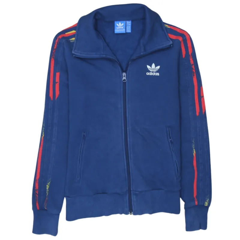 Adidas 90's Lightweight Full Zip Up Sweatshirt Medium  Navy Blue sold by Vintage Club