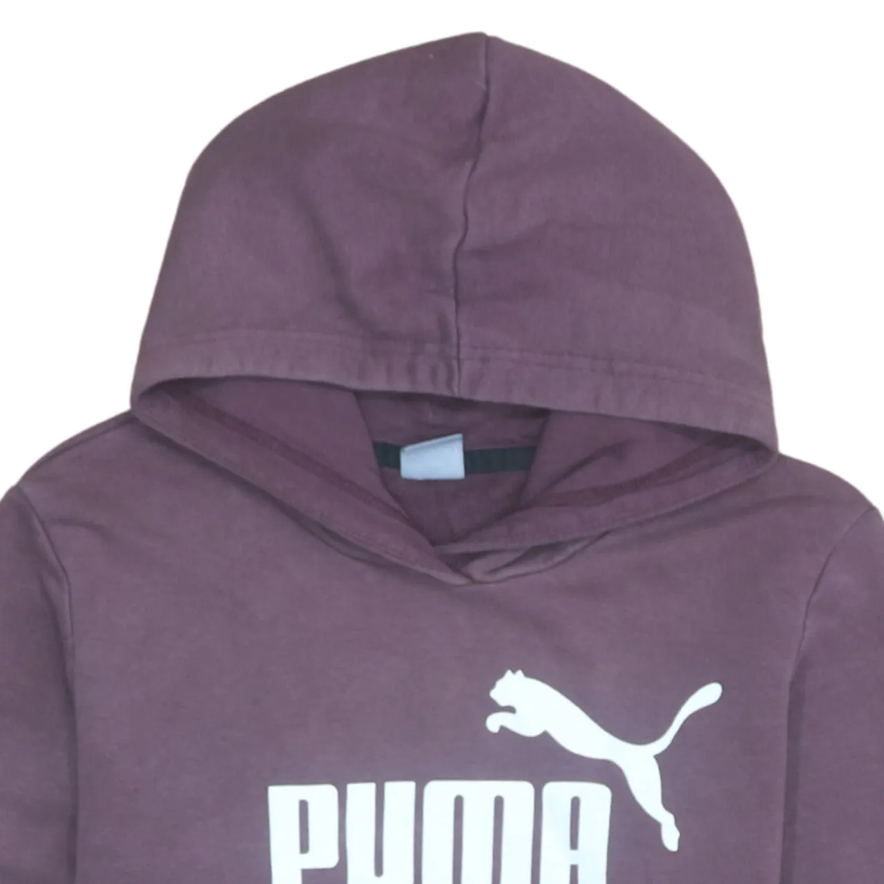 Puma Purple Hoodie Men's Medium Printed Logo Sleeve Tape Pullover Sweatshirt sold by Vintage Club product image thumbnail 3
