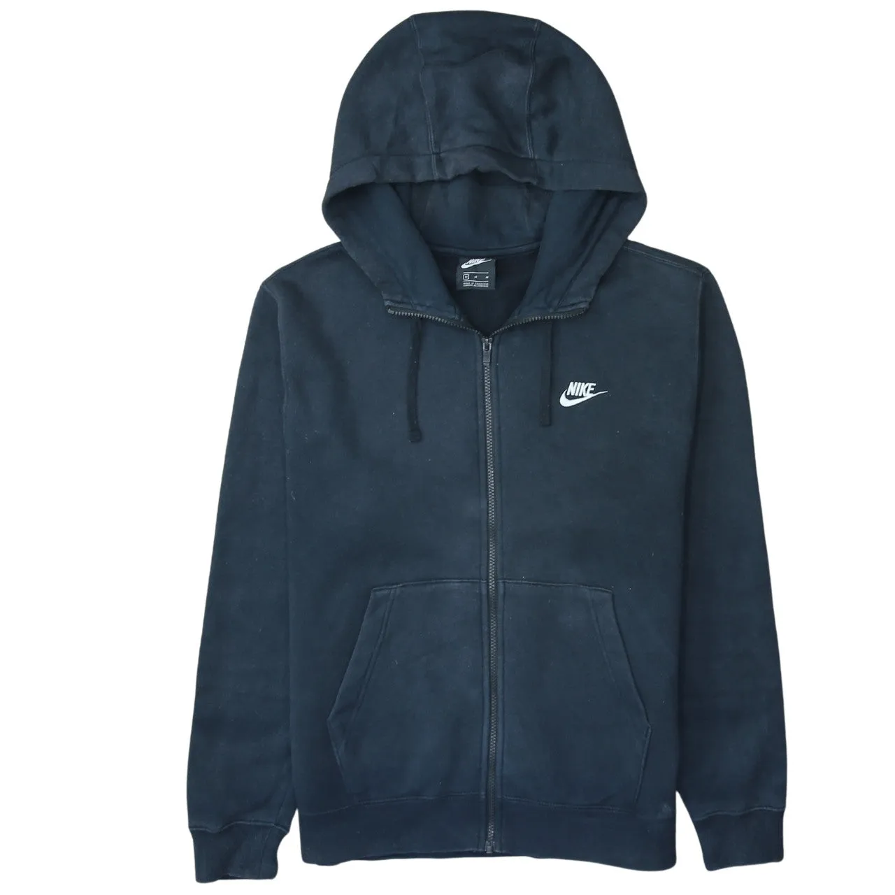 Nike 90's Swoosh Full Zip Up Hoodie Medium Black sold by Vintage Club