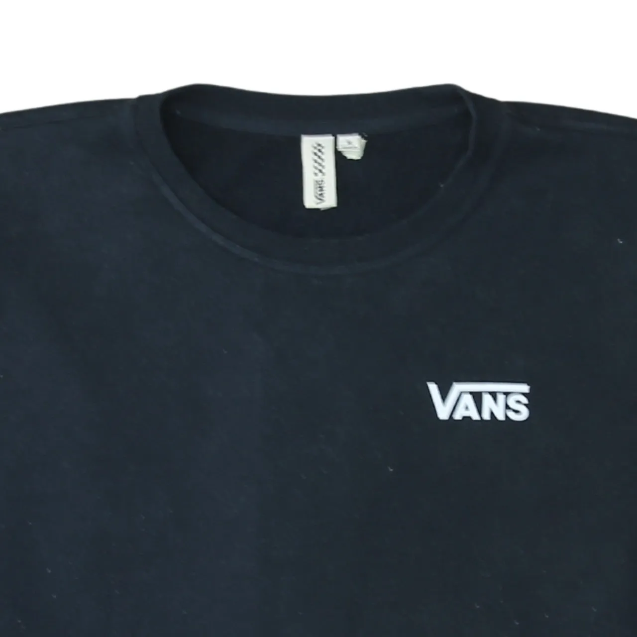 VANS 90's Lightweight Crew Neck Sweatshirt Medium Black sold by Vintage Club product image thumbnail 3