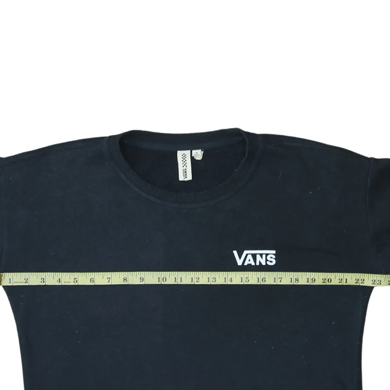 VANS 90's Lightweight Crew Neck Sweatshirt Medium Black sold by Vintage Club product image thumbnail 5