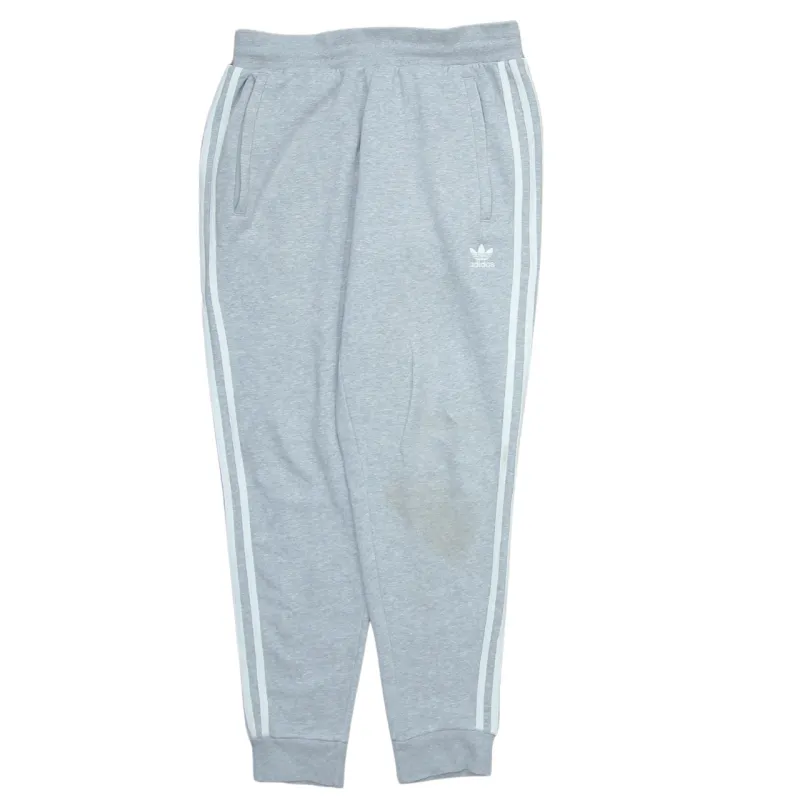 Adidas 90's 3 Stripes Casual Joggers / Sweatpants 30 Grey sold by Vintage Club