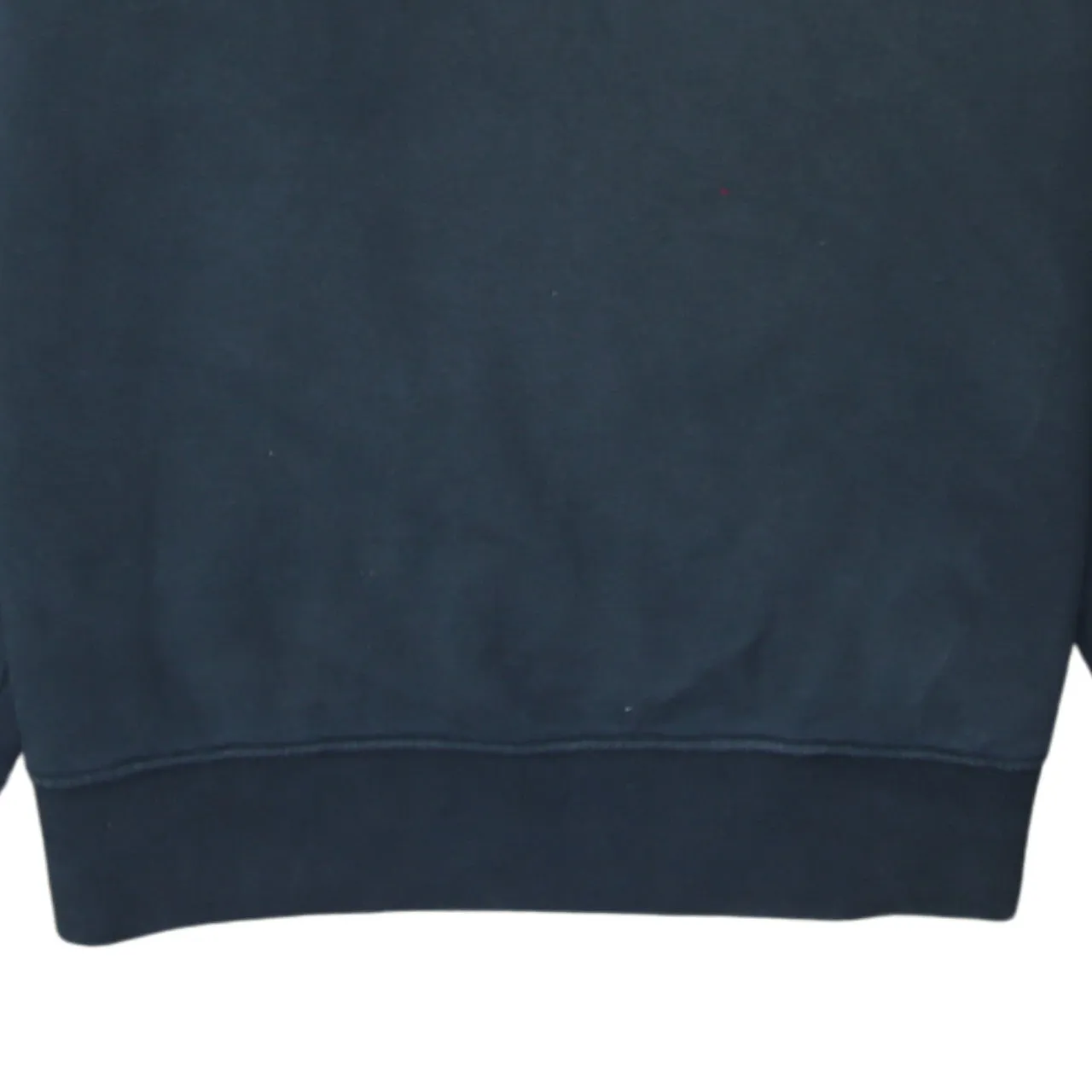 Nike Black Sweatshirt Men's Small Printed Swoosh Logo Crewneck Pullover Fleece Top sold by Vintage Club product image thumbnail 4