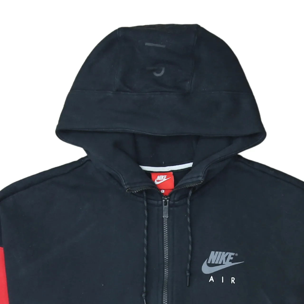Nike 90's Swoosh Full Zip Up Hoodie Large Black sold by Vintage Club product image thumbnail 3