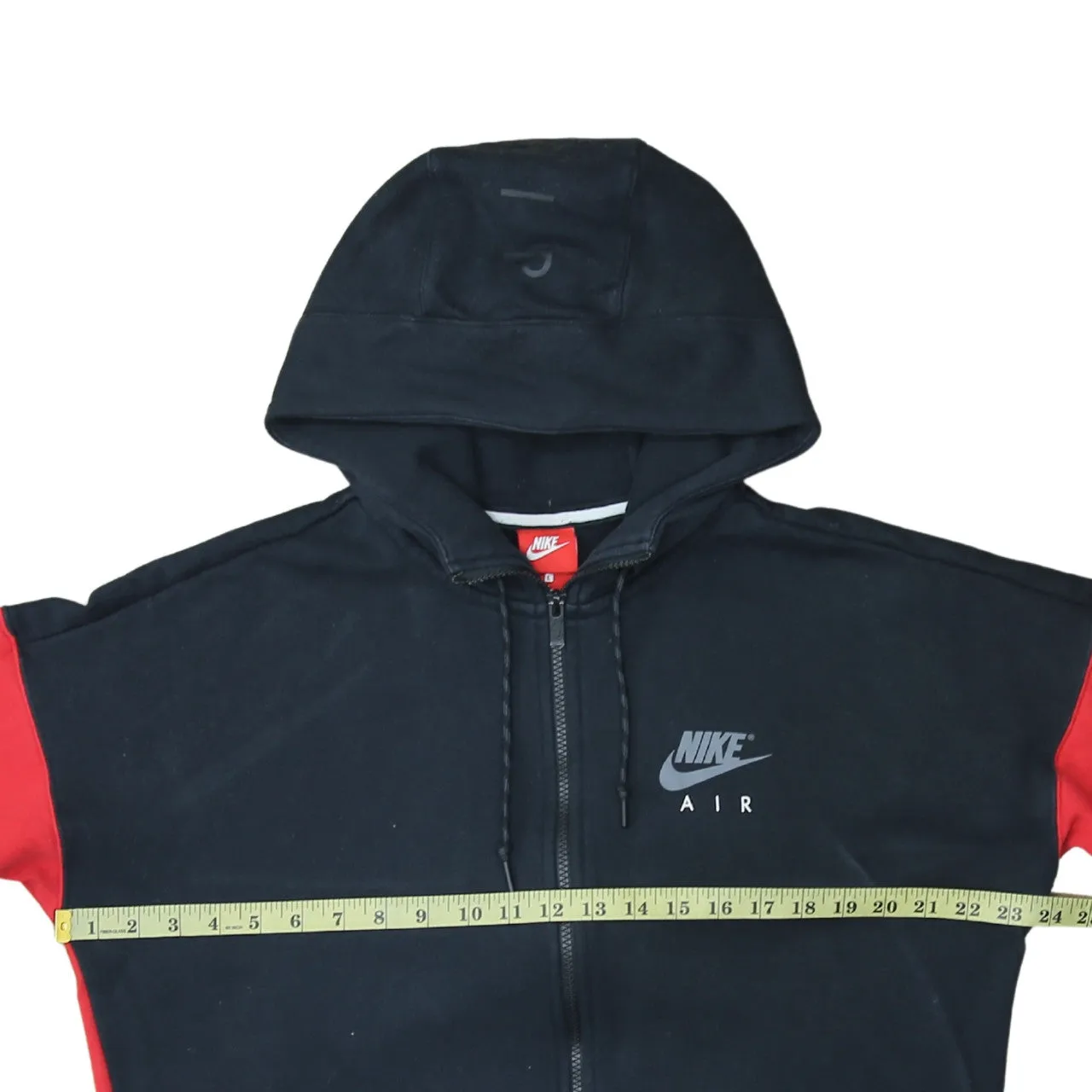 Nike 90's Swoosh Full Zip Up Hoodie Large Black sold by Vintage Club product image thumbnail 5