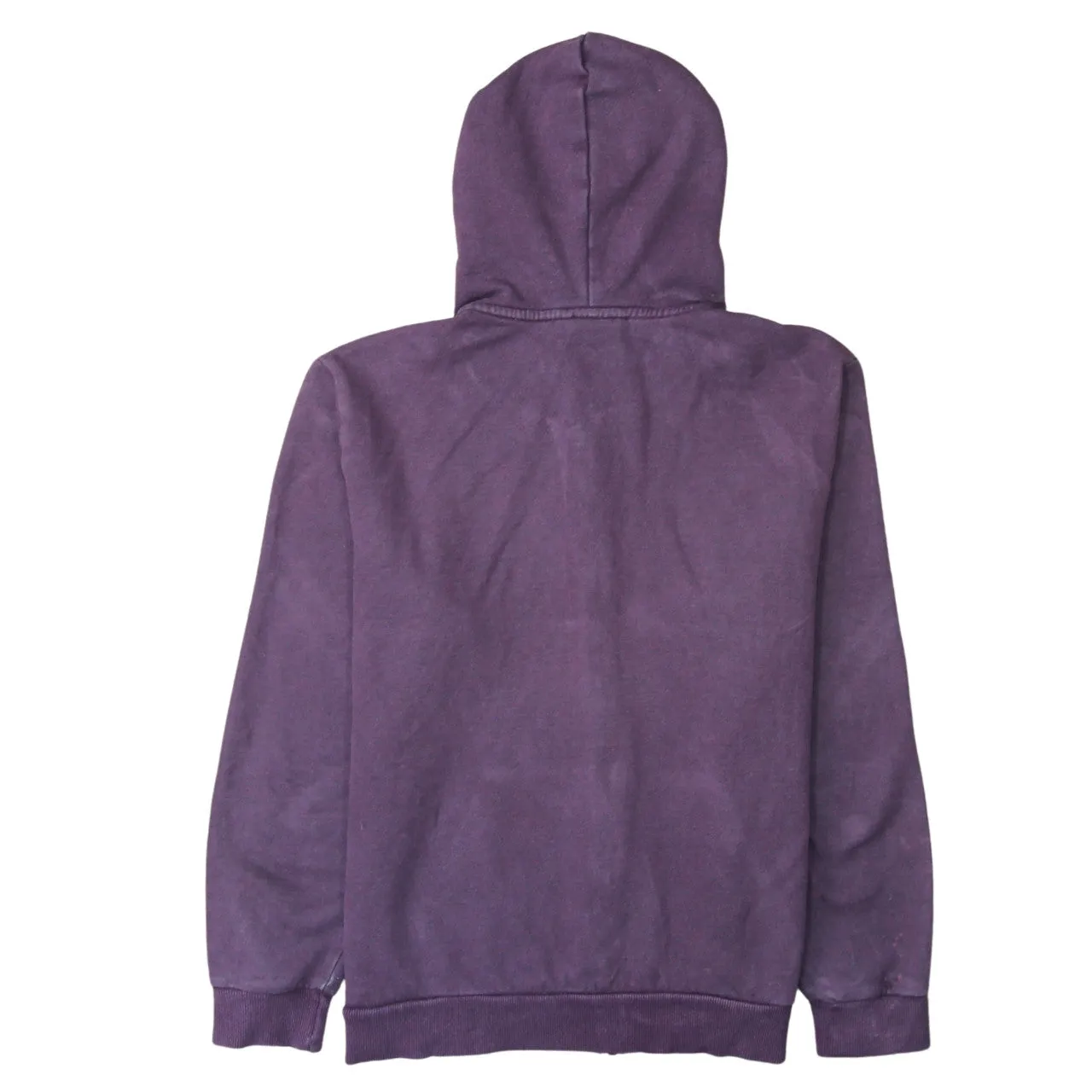 Puma Burgundy Red Full Zip Hoodie Women’s Medium Embroidered Chest Logo Split Pocket Sweatshirt sold by Vintage Club product image thumbnail 2