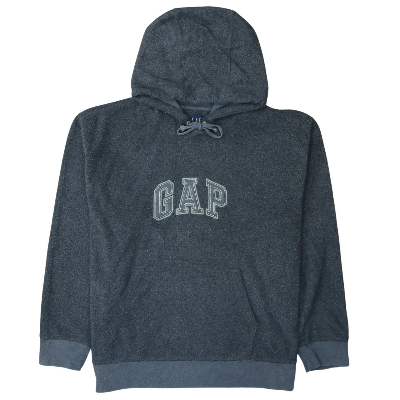 Gap 90's Spellout Pullover Fleece Jumper XLarge Grey sold by Vintage Club