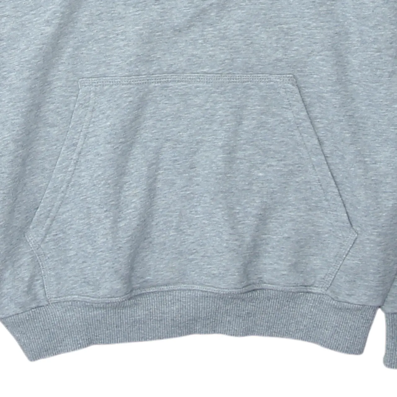 Adidas 90's Drawstring Pockets Quarter Zip Hoodie Large Grey sold by Vintage Club product image thumbnail 4