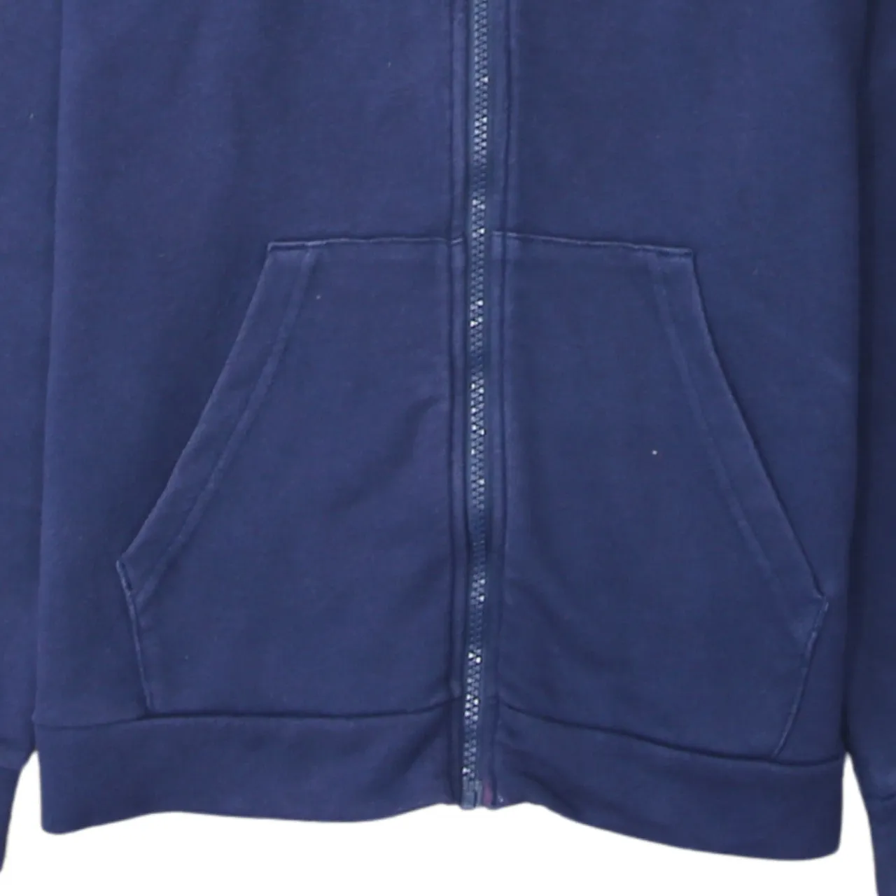 Puma Navy Blue Zip Hoodie Women’s XLarge Printed Logo Tape Trim Casual Sweatshirt Top sold by Vintage Club product image thumbnail 4