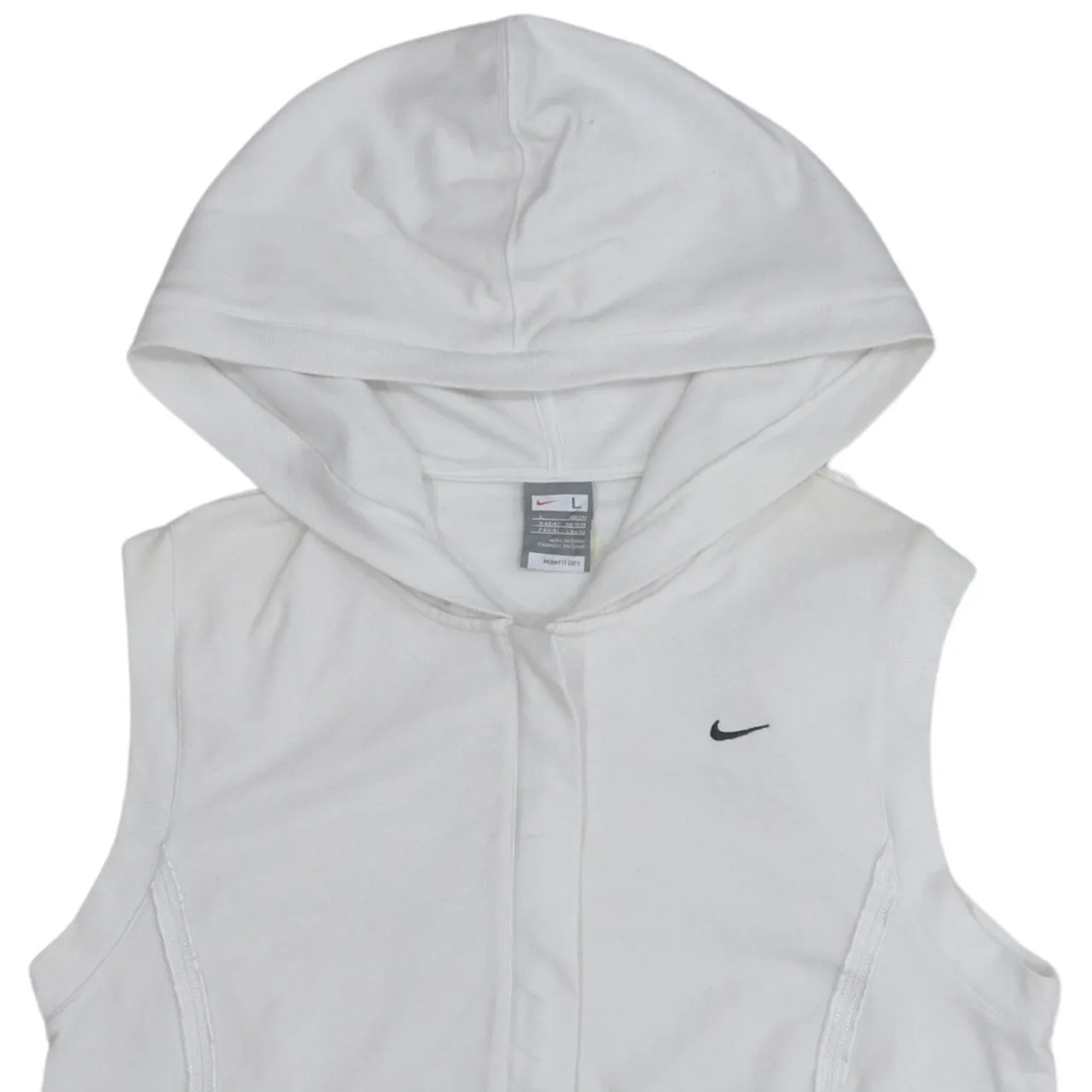 Nike 90's Swoosh Vest Sleeveless Gilet Large White sold by Vintage Club product image thumbnail 3