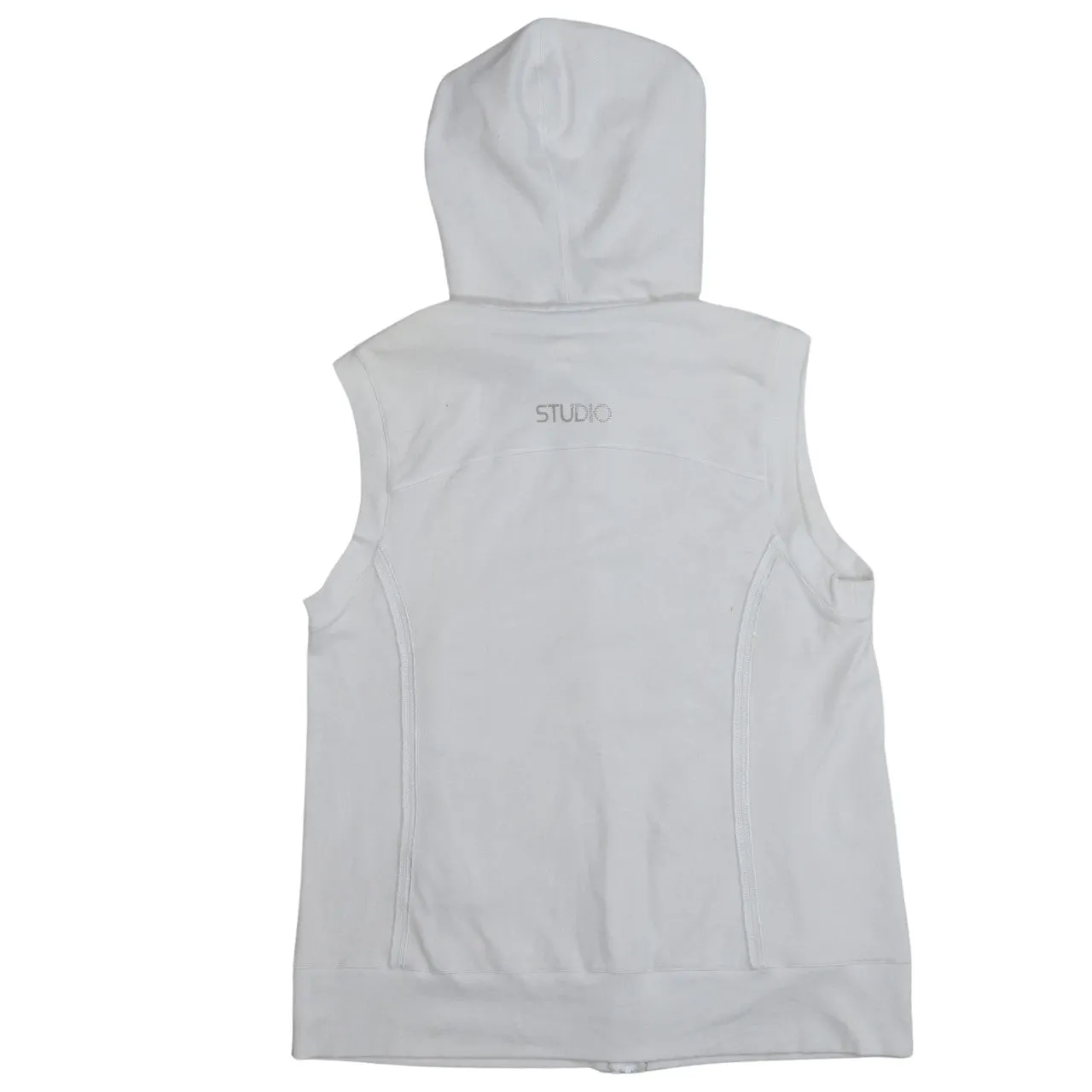 Nike 90's Swoosh Vest Sleeveless Gilet Large White sold by Vintage Club product image thumbnail 2