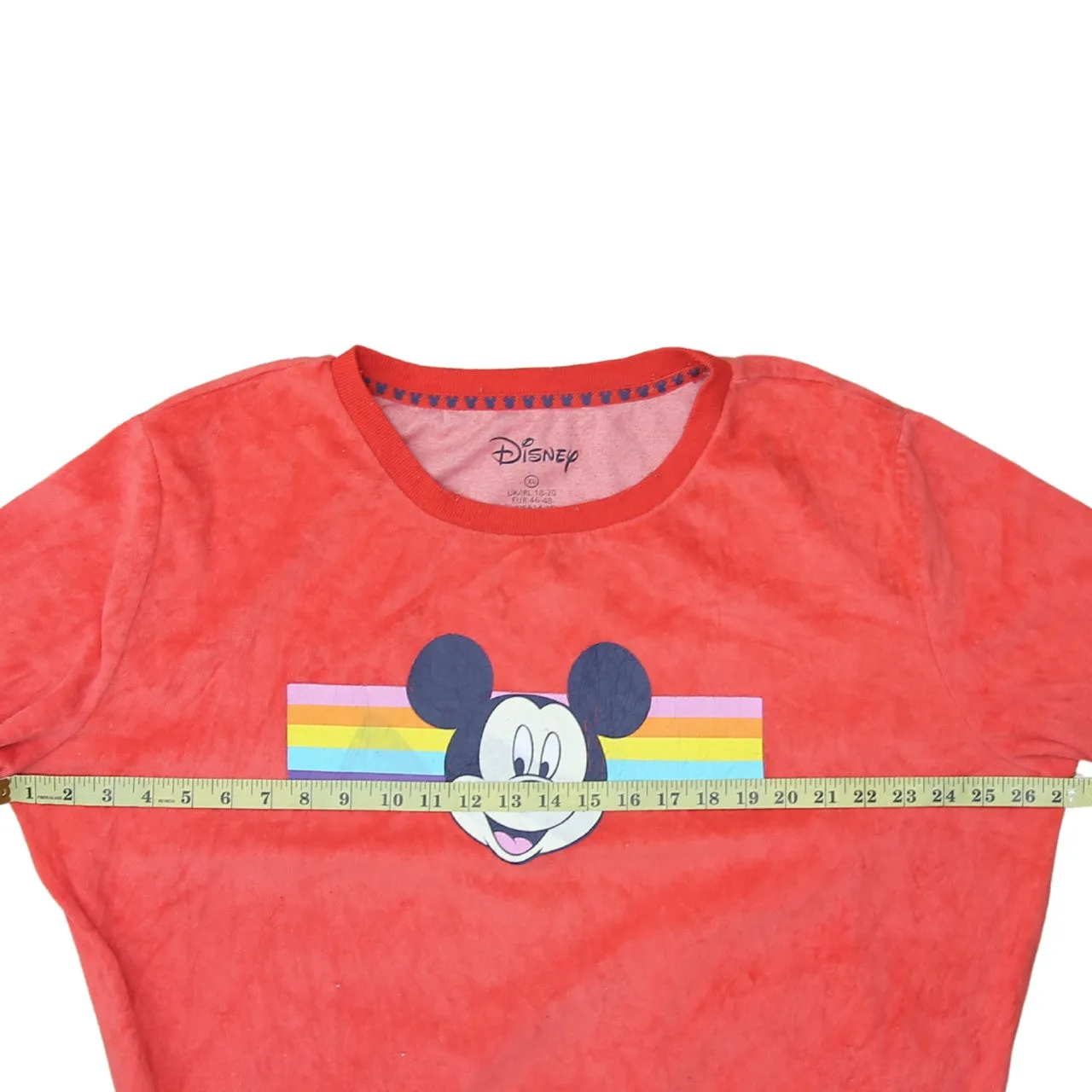 Disney 90's Mickey Mouse Crew Neck Sweatshirt XLarge Red sold by Vintage Club product image thumbnail 5