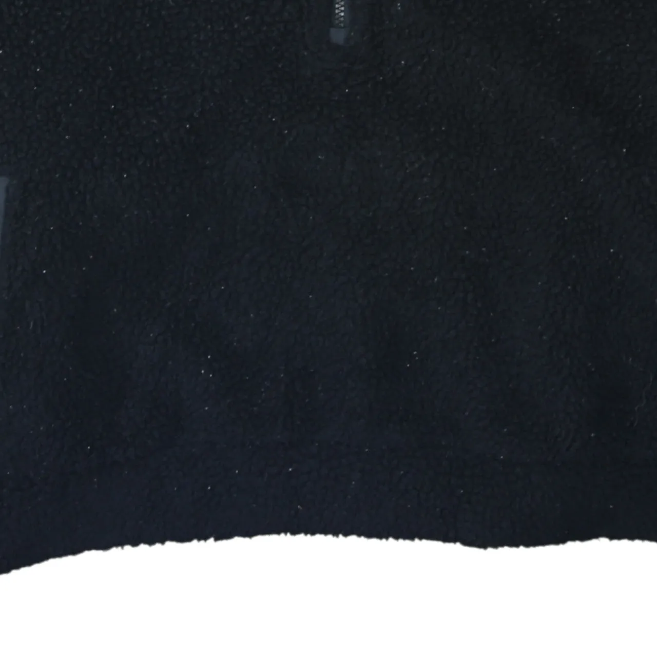 Adidas Black Fleece Jumper Women’s Medium Half Zip Three Stripe Sleeves Embroidered Logo Pullover sold by Vintage Club product image thumbnail 4