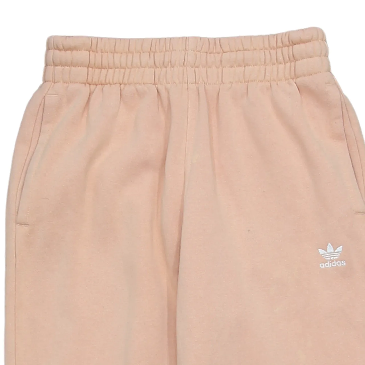 Adidas Light Pink Joggers Women’s 26 Embroidered Trefoil Logo Elasticated Cuffs Lounge Sweatpants sold by Vintage Club product image thumbnail 3