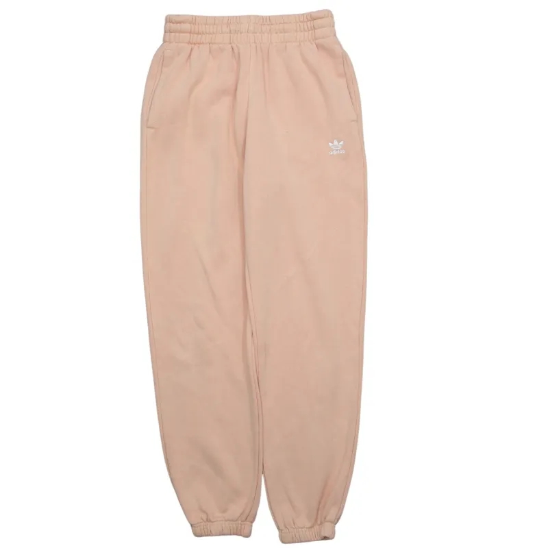 Adidas Light Pink Joggers Women’s 26 Embroidered Trefoil Logo Elasticated Cuffs Lounge Sweatpants sold by Vintage Club