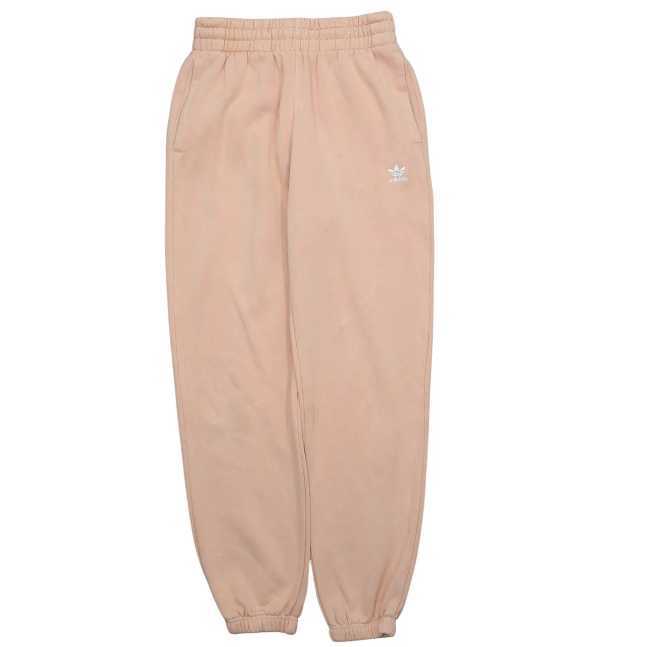 Adidas Light Pink Joggers Women’s 26 Embroidered Trefoil Logo Elasticated Cuffs Lounge Sweatpants sold by Vintage Club