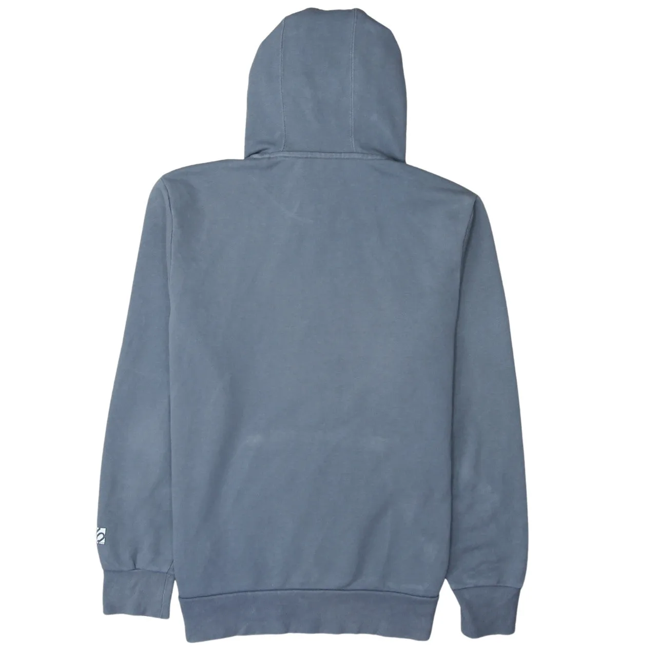 Adidas 90's Drawstring Pockets Pullover Hoodie Medium Grey sold by Vintage Club product image thumbnail 2