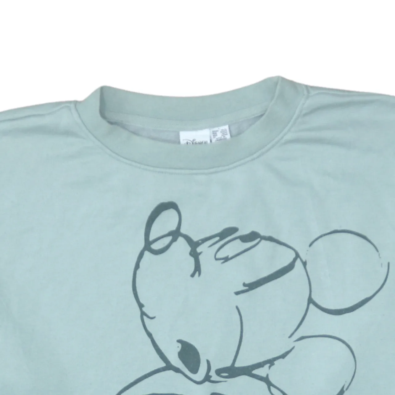 Disney 90's Mickey Mouse Crew Neck Sweatshirt Large Green sold by Vintage Club product image thumbnail 3