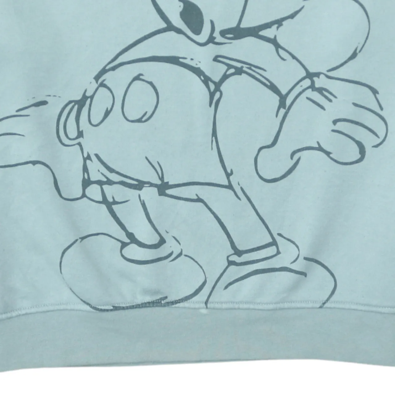 Disney 90's Mickey Mouse Crew Neck Sweatshirt Large Green sold by Vintage Club product image thumbnail 4
