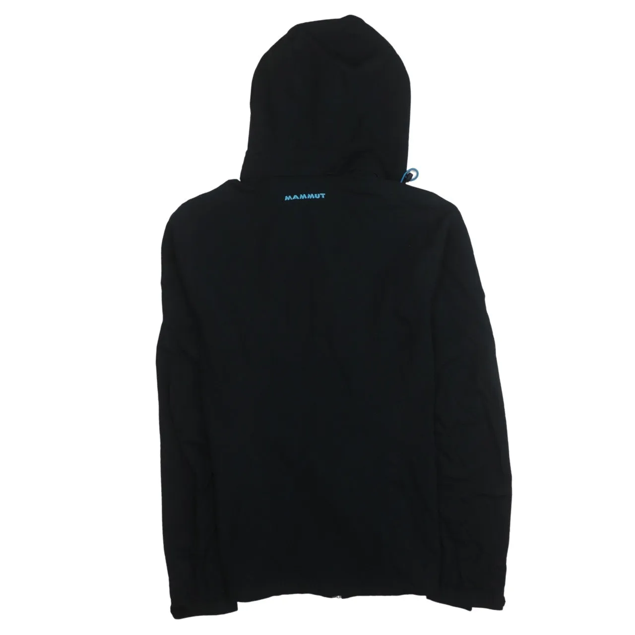 Mammut Black Softshell Jacket Women's XSmall Hooded Full Zip Turquoise Zip Pockets Outdoor Coat sold by Vintage Club product image thumbnail 2