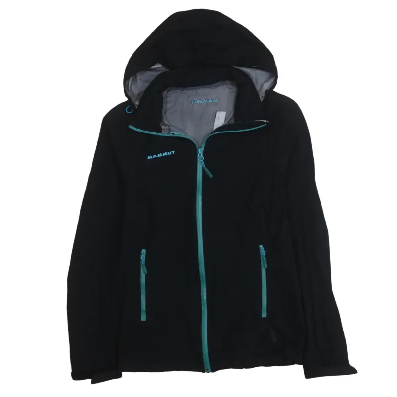 Retro 90's Hooded Full Zip Up Windbreaker XSmall  Black sold by Vintage Club