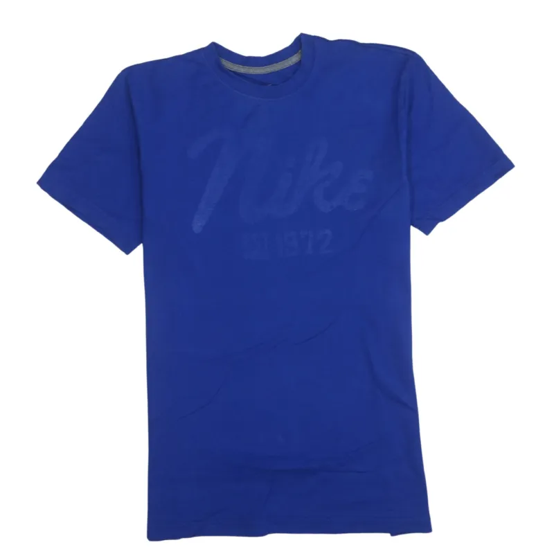 Nike 90's Spellout Short Sleeves T Shirt Medium Blue sold by Vintage Club
