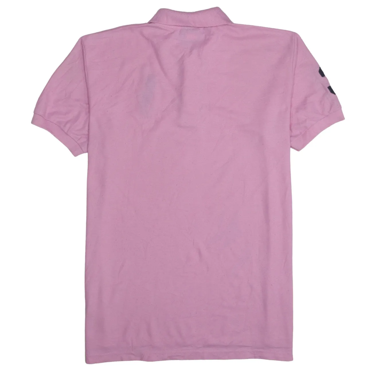 Polo Sport 90's Short Sleeves Quarter Button Polo Shirt XXLarge (2XL) Pink sold by Vintage Club product image thumbnail 2