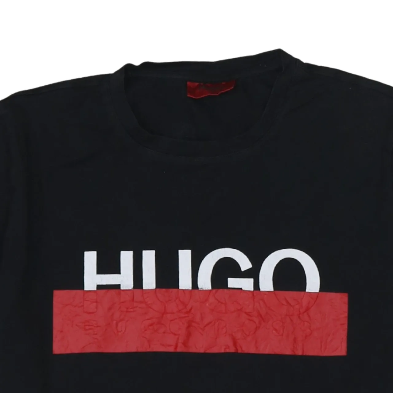 HUGO BOSS 90's Spellout Short Sleeves T Shirt Small Black sold by Vintage Club product image thumbnail 3