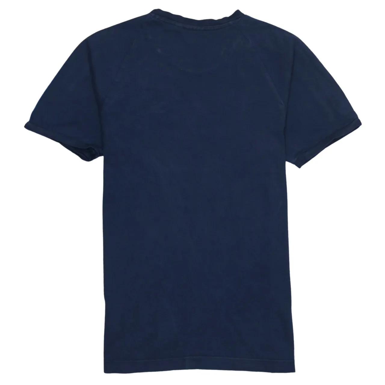 Adidas Navy Blue T Shirt Men's XSmall Trefoil Embroidered Logo Three Stripe Sleeves Tee sold by Vintage Club product image thumbnail 2