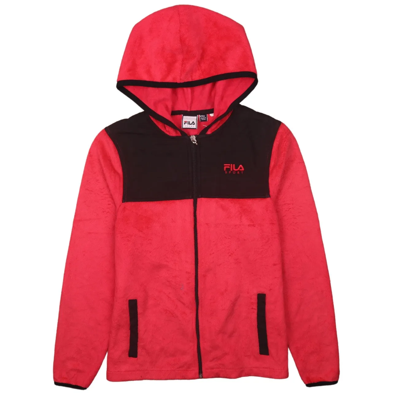 Vintage Fila 90s Pink Hiking Zip Fleece Jumper XSmall Men Outdoor sold by Vintage Club