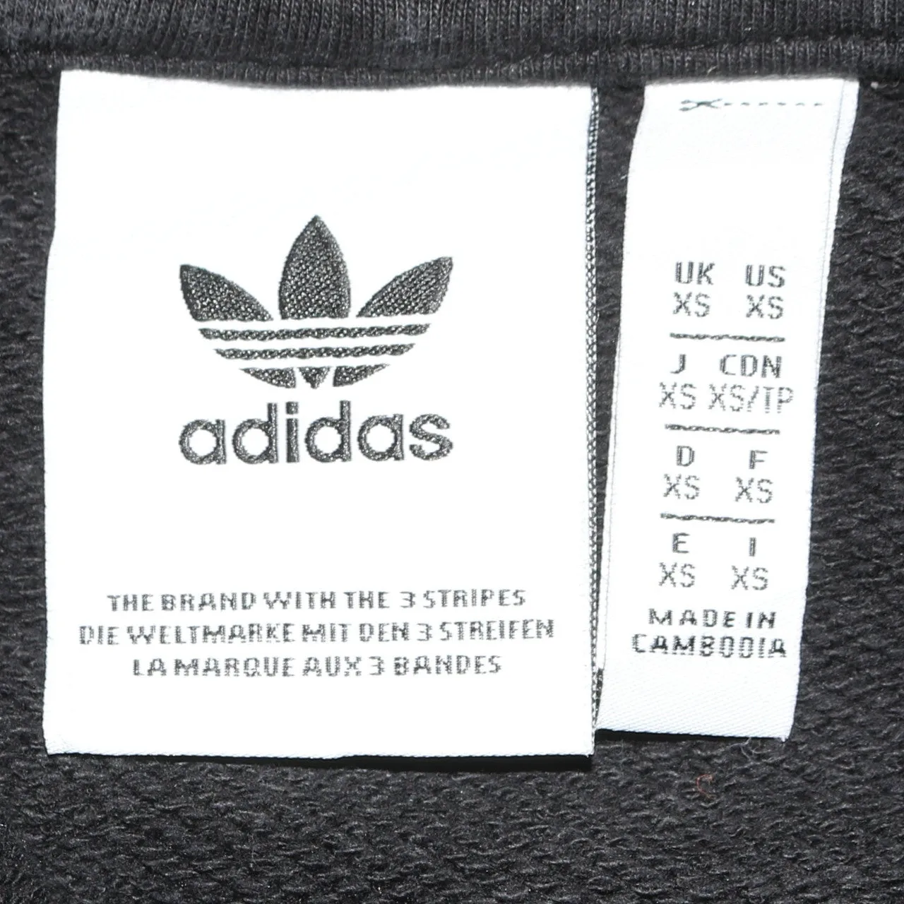 Adidas Vintage 90's Spellout Hoodie Black XS Mens Retro Pullover sold by Vintage Club product image thumbnail 4