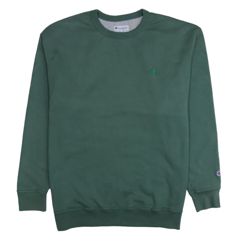 Champion 90's Lightweight Crew Neck Sweatshirt XXLarge (2XL) Green made by Champion