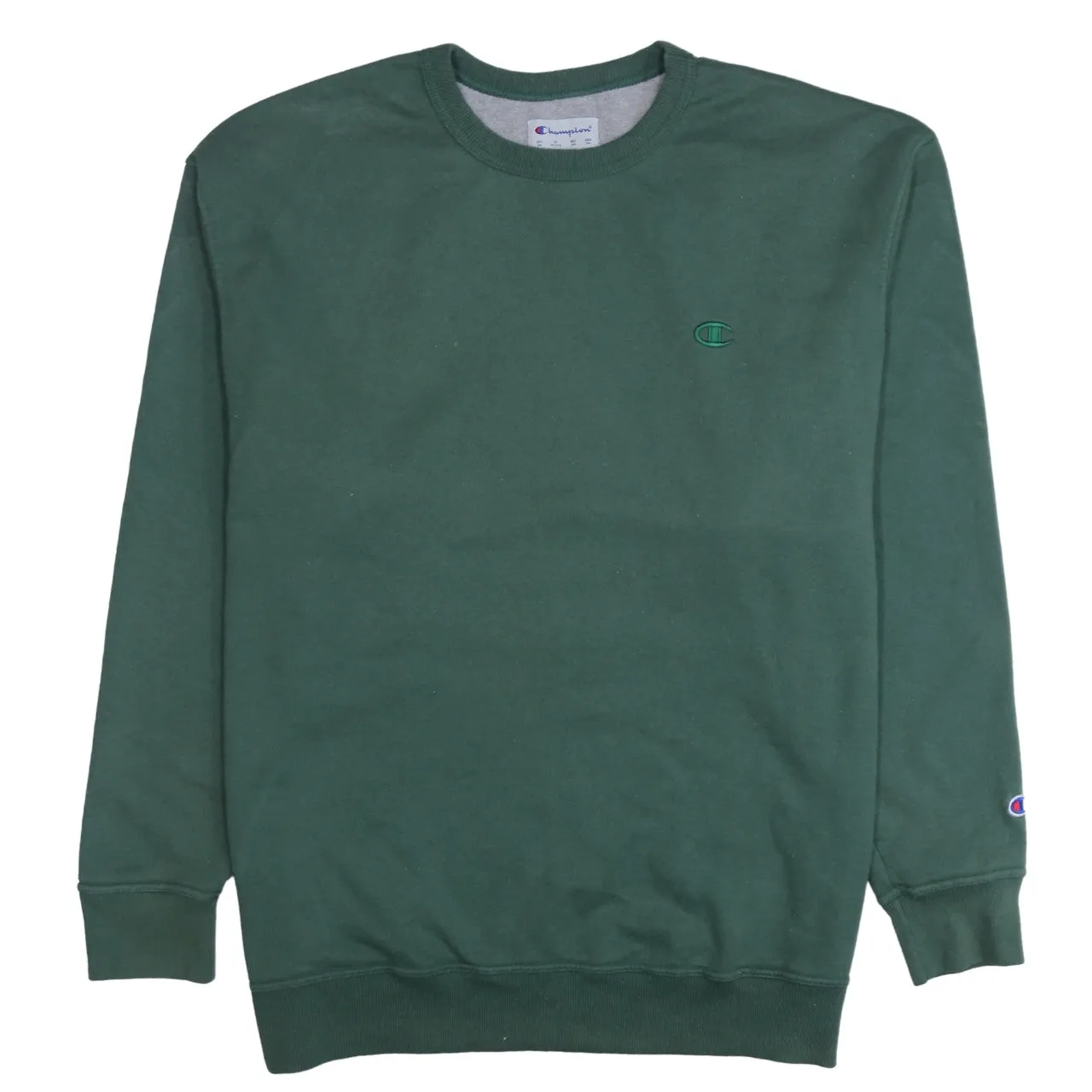 Champion 90's Lightweight Crew Neck Sweatshirt XXLarge (2XL) Green sold by Vintage Club