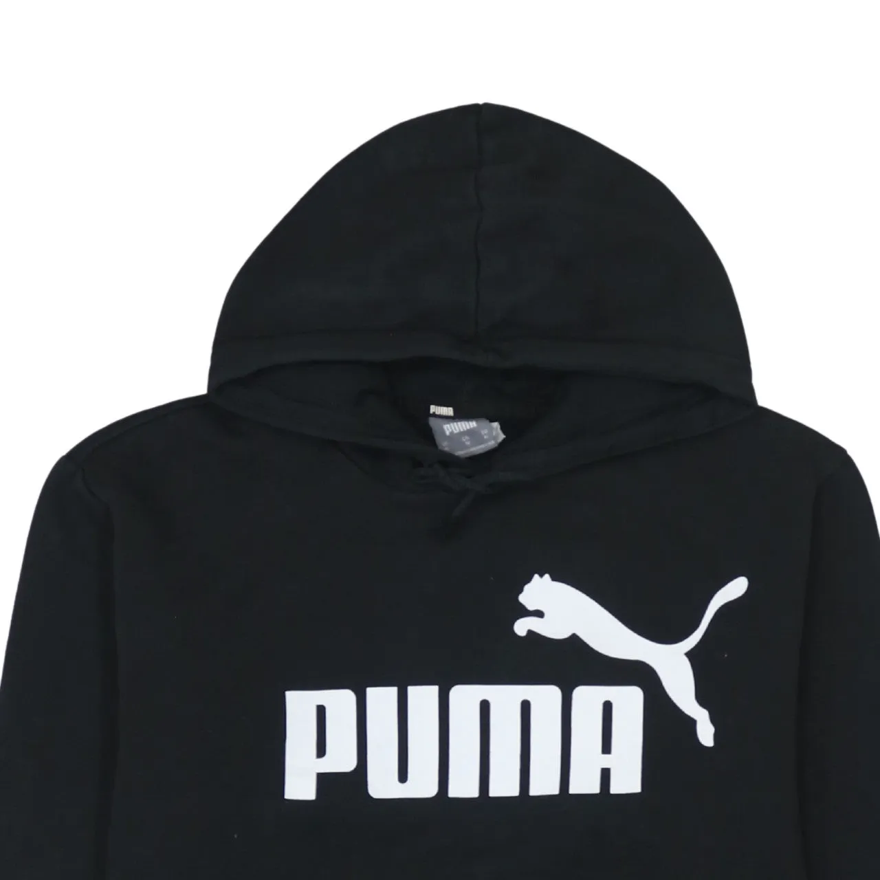 Puma Black Hoodie Women’s XLarge Printed Logo Front Pouch Pocket Pullover Sweatshirt sold by Vintage Club product image thumbnail 3