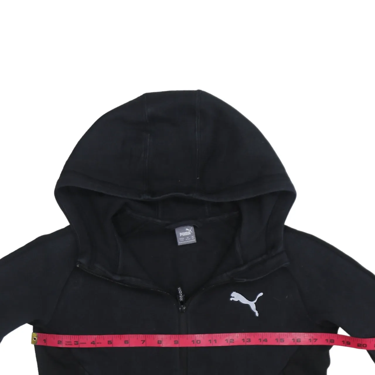 Puma 90's Sportswear Full Zip Up Hoodie Large Black sold by Vintage Club product image thumbnail 5