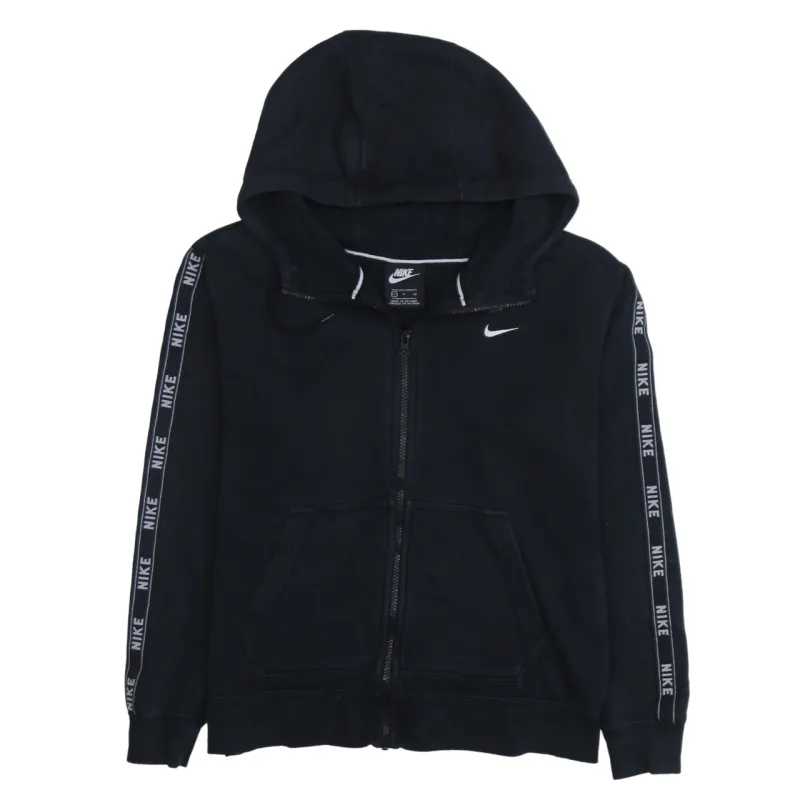 Nike 90's Swoosh Full Zip Up Hoodie Small Black sold by Vintage Club