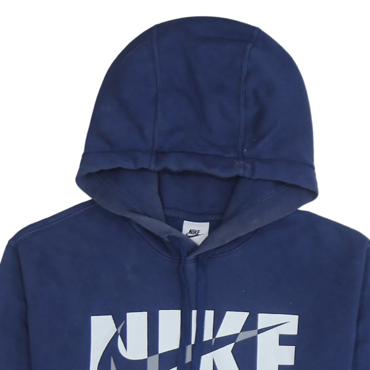 Nike 90's Center Middle Swoosh Pullover Hoodie Medium Navy Blue sold by Vintage Club product image thumbnail 3