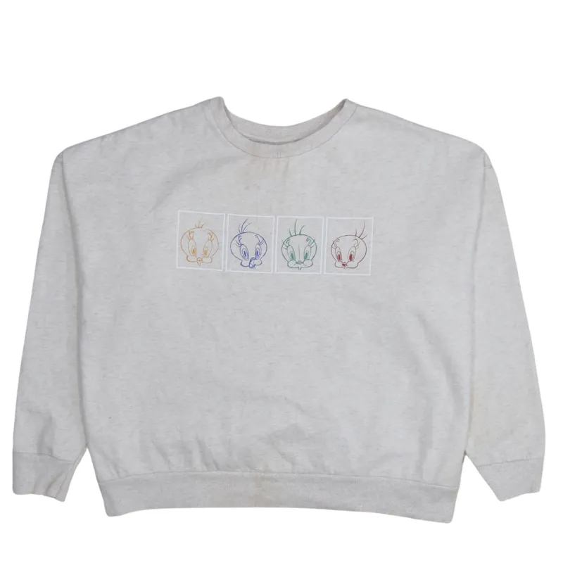 Disney 90's Lightweight Crew Neck Sweatshirt XXLarge (2XL) Grey sold by Vintage Club