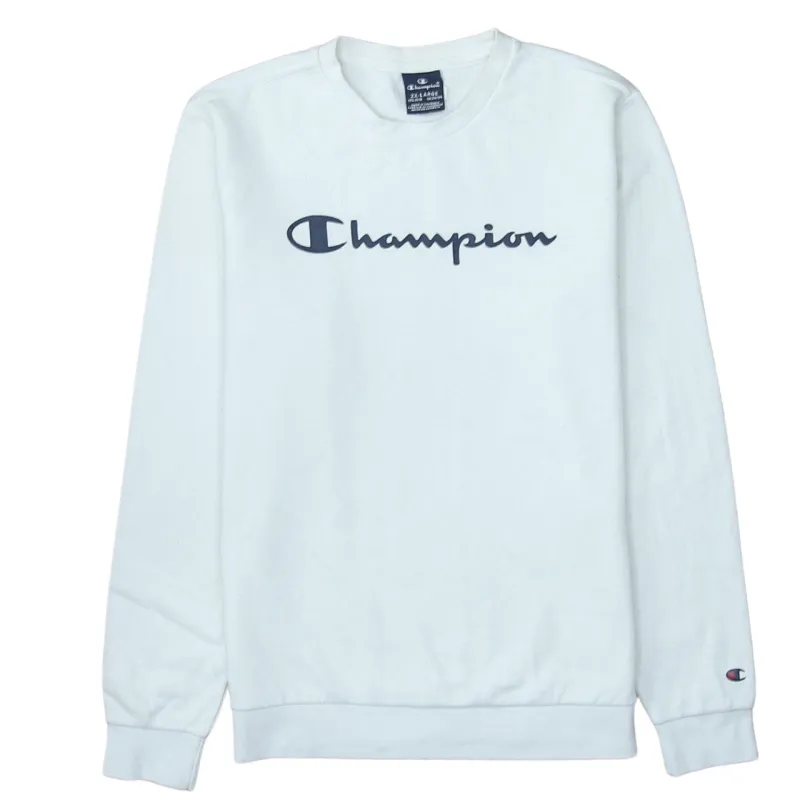 Champion 90's Spellout Crew Neck Sweatshirt XXLarge (2XL) White sold by Vintage Club