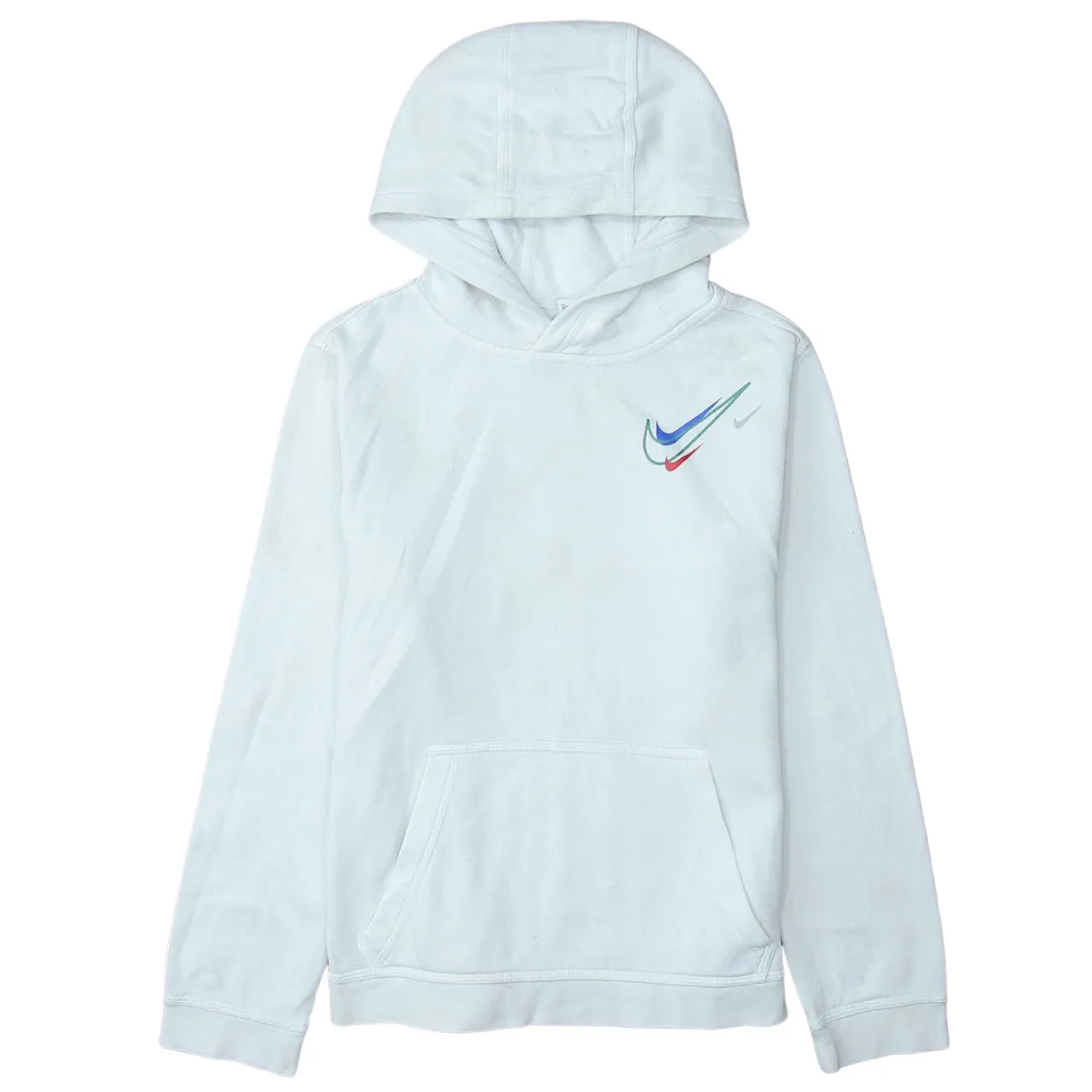 Nike 90's Swoosh Pullover Hoodie XLarge White sold by Vintage Club