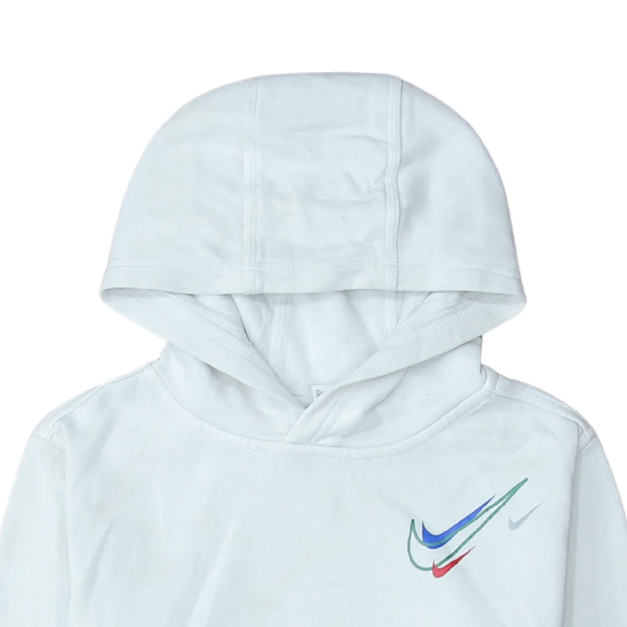 Nike 90's Swoosh Pullover Hoodie XLarge White sold by Vintage Club product image thumbnail 3