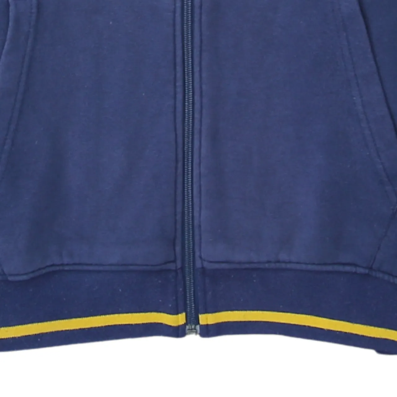 Fila Navy Blue Full Zip Hoodie Women’s Large Embroidered Outline Logo Front Pockets Sweatshirt sold by Vintage Club product image thumbnail 4