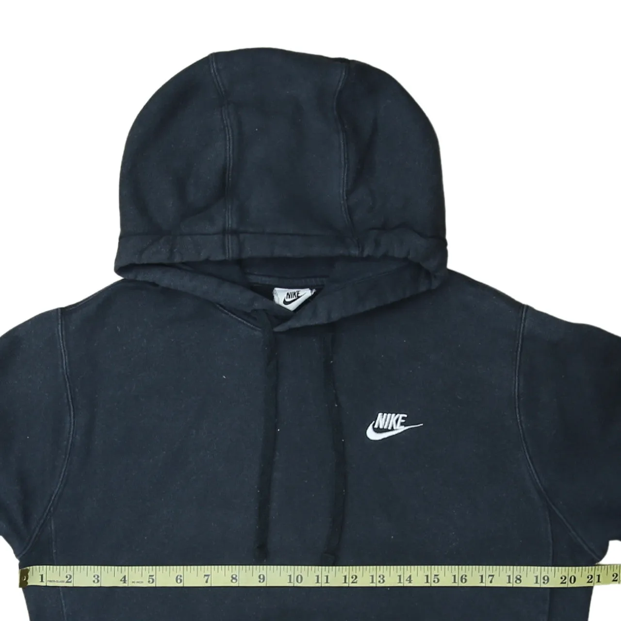 Nike 90's Swoosh Pullover Hoodie XSmall Black sold by Vintage Club product image thumbnail 5