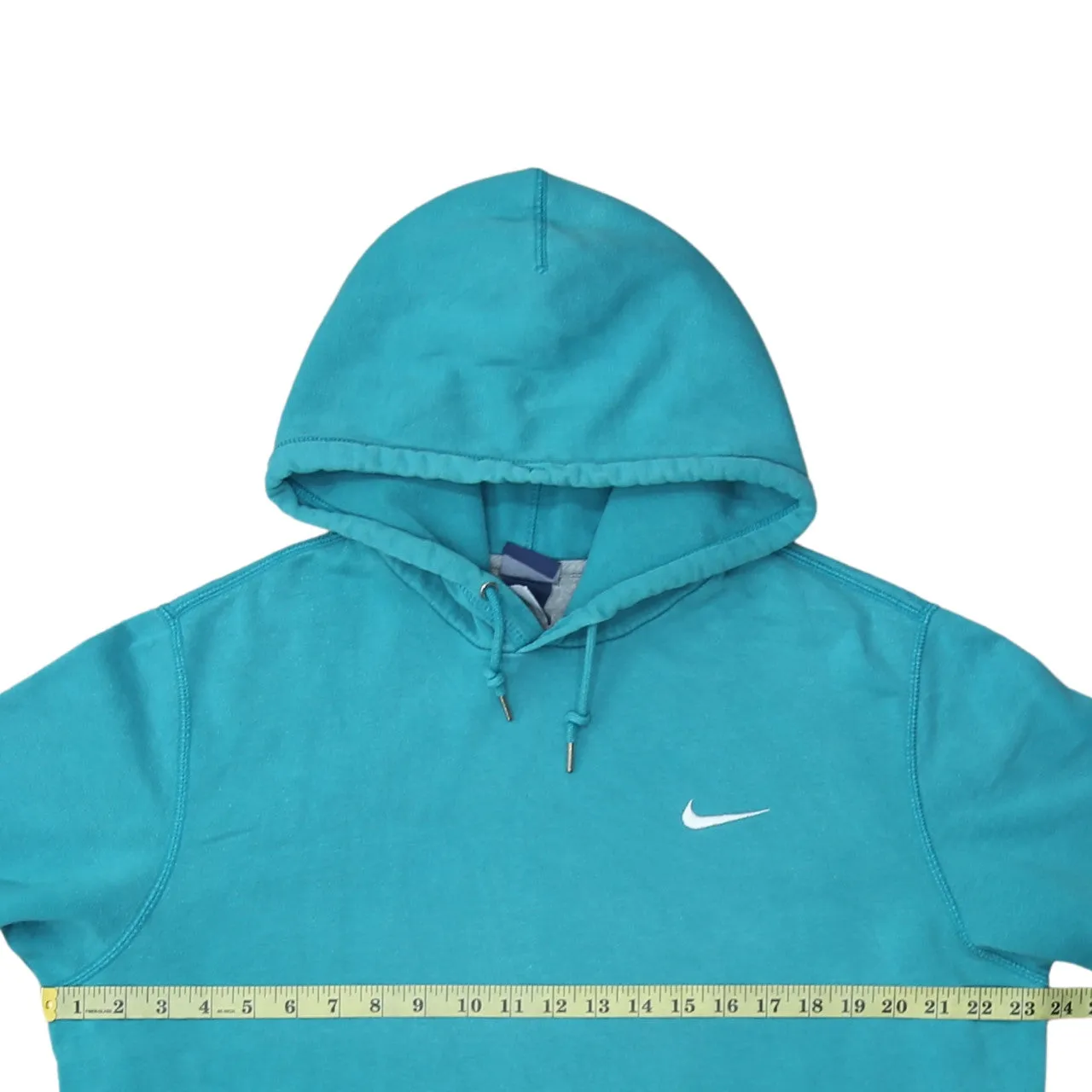 Nike 90's Swoosh Pullover Hoodie Large Blue sold by Vintage Club product image thumbnail 5