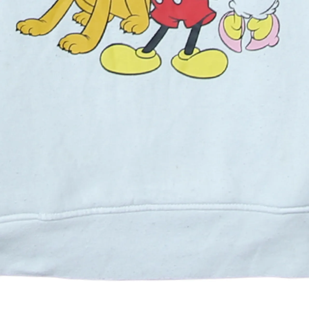 Disney 90's Mickey Mouse & Friends Pullover Hoodie XSmall White sold by Vintage Club product image thumbnail 4